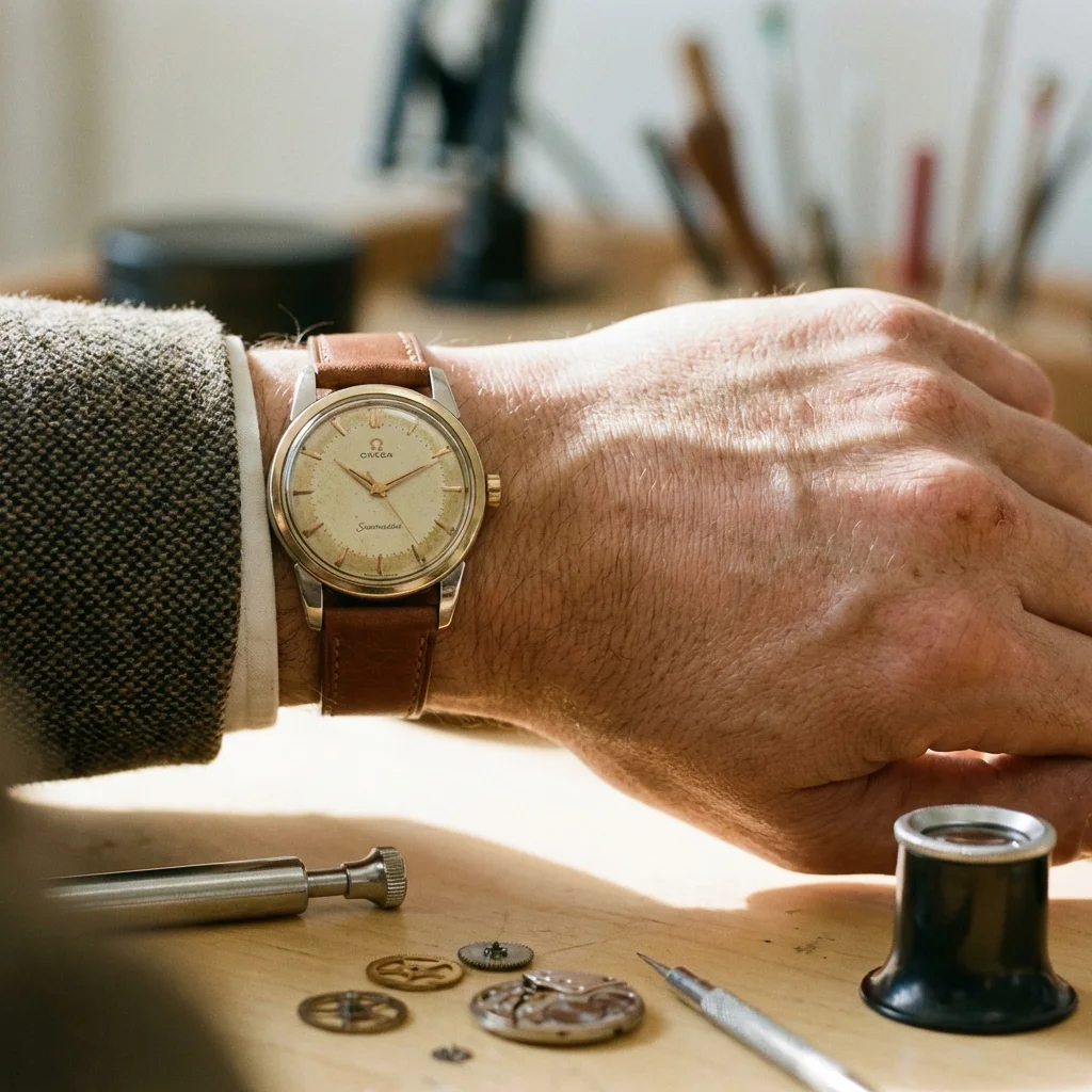 Restored vintage watch
