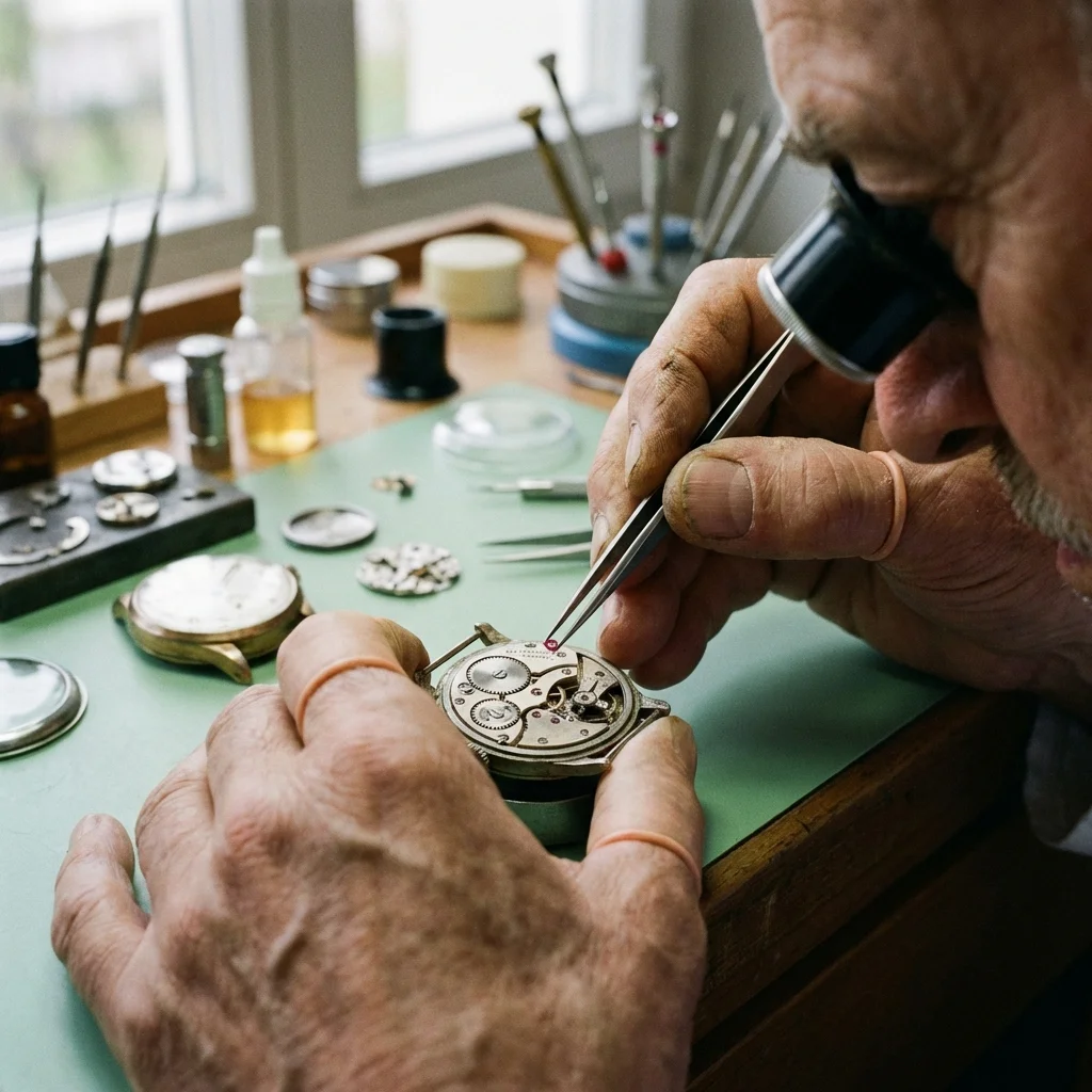 Mechanical watch service