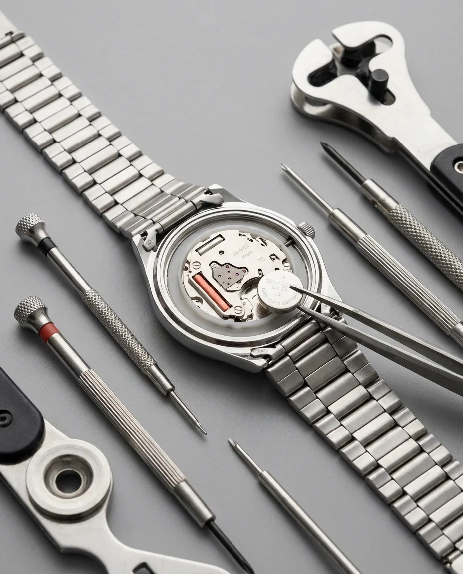 Watch battery replacement at Kahuna Watch