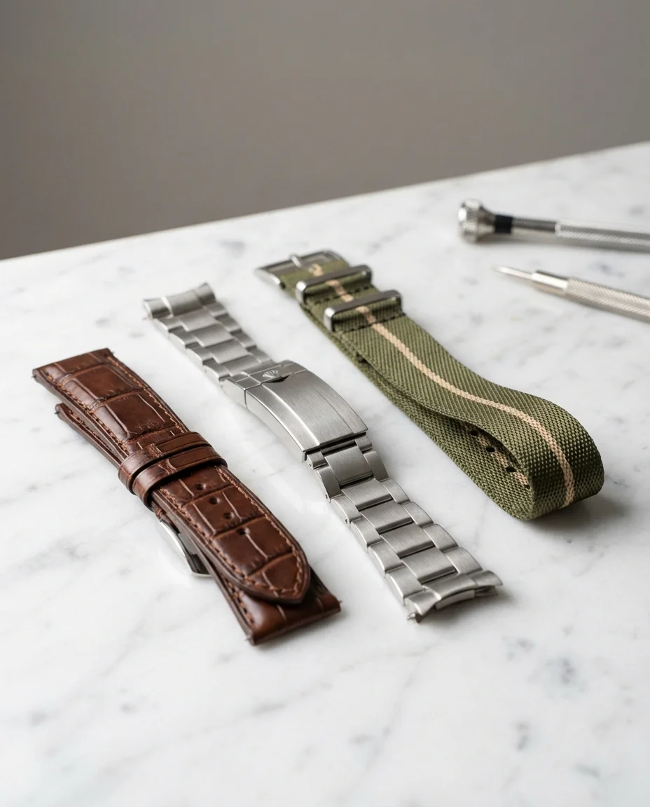 Watch straps collection at Kahuna Watch